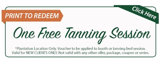wellness specials coupon of one free tanning sessions from HMWC